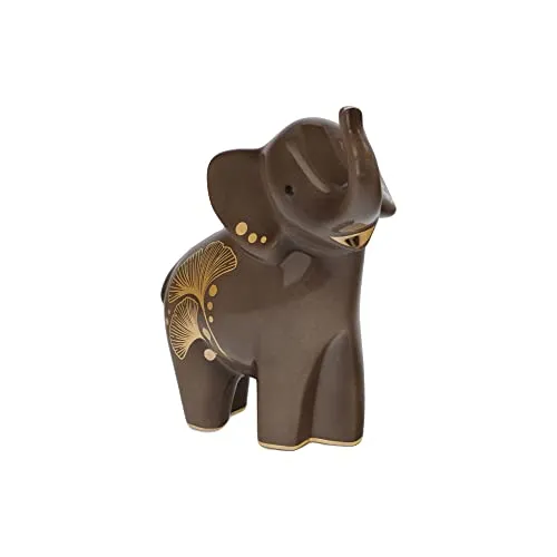 Goebel Dekofigur Elephant - Taabu, Sammelfigur für Tierliebhaber - Figuren & Skulpturen, stilvolle Steingutfigur in grau, perfekt für die Indoor-Dekoration und ein ideales Geschenk zu Weihnachten.