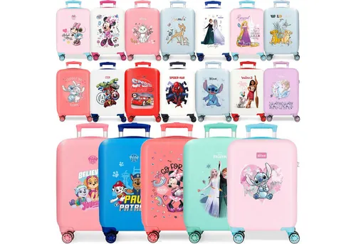 Joumma Bags Kinderkoffer Lilo & Stitch - Handgepäck-Koffer mit 50 cm, leichtes Design und robuste ABS-Hartschale, ideal für kleine Disney-Fans auf Reisen.