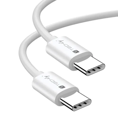 Techly USB 4.0 Kabel 20G 240W 2m - Hochgeschwindigkeitsdatenübertragung - USB-Kabel & Adapter, ideal für schnelle Datenübertragung mit bis zu 20 Gbps und 240W Power Delivery für effizientes Laden.