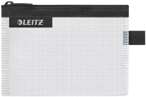LEITZ Reißverschlusstasche WOW Traveller Größe M schwarz wasserabweisend
