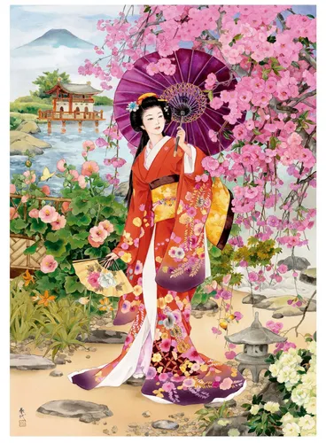 Puzzle Educa Teien (Haruyo Morita) 1000 Stücke