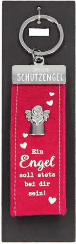 Depesche Schlüsselanhänger Schutzengel aus Filz - Ein Engel soll stets bei dir