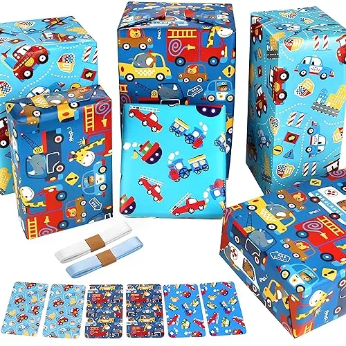 Geschenkpapier Kinder Jungen Geburtstag