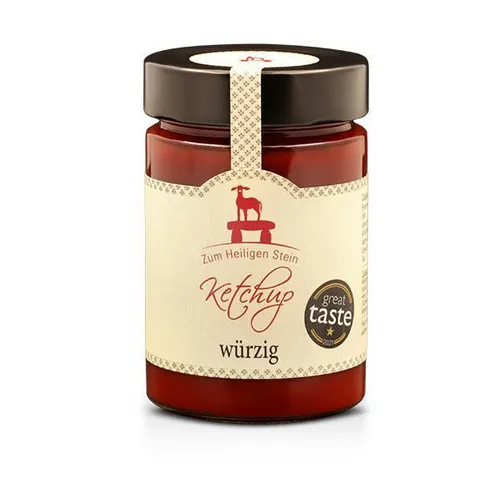 Zum Heiligen Stein Ketchup - Würzig (400g/336ml)