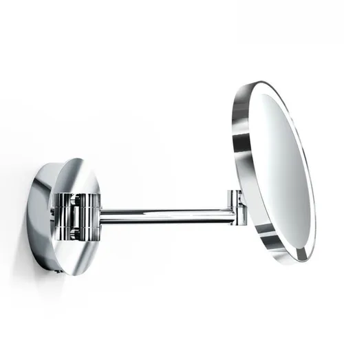 Decor Walther Just Look Plus WR Akku Schminkspiegel - Eleganter kabelloser Schminkspiegel mit dimmbarem LED-Licht und 5x oder 7x Vergrößerung – ideal für perfektes Make-up und exzellente Farbwiedergabe.