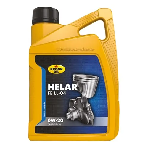Kroon-Oil 32496 Helar FE LL-04 0W-20 1L in gelb von Kroon-Oil
