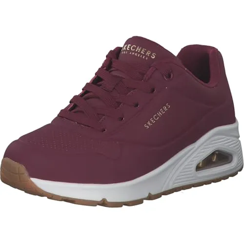 Skechers Damen 73690 Burg Sneakers, Rot, 37 EU in rot von Skechers