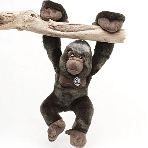 Gorilla Kuscheltier AFFE Hangelaffe KABARA - Hochwertiges Plüschtier - Stofftiere & Teddybären - Naturrealistischer Gorilla mit langen Schlenkerarmen für fantasievolles Spielvergnügen und hervorragendem Kuschelfaktor.