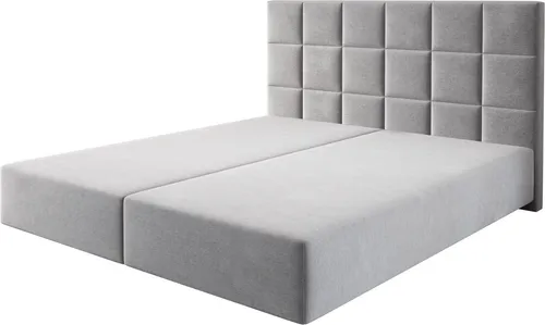 Boxspringgestell Dream-Fine Mikrofaser Grau 180x200 cm von Delife
