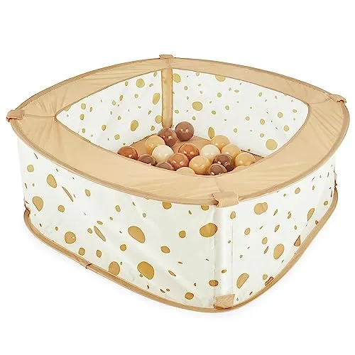 Bieco Bällebad für Drinnen Pop up Dots mit 50 Bällen von Bieco