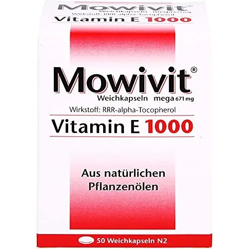 Produktbild MOWIVIT Vitamin E 1000 Kapse 50 St