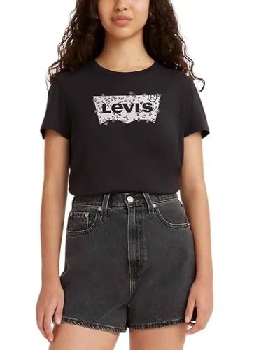 LEVIS Women's The Perfect Tee - X-Small - T-Shirts für Damen mit floralem Design und hochwertiger Verarbeitung, ideal für lässige Looks und jeden Anlass.