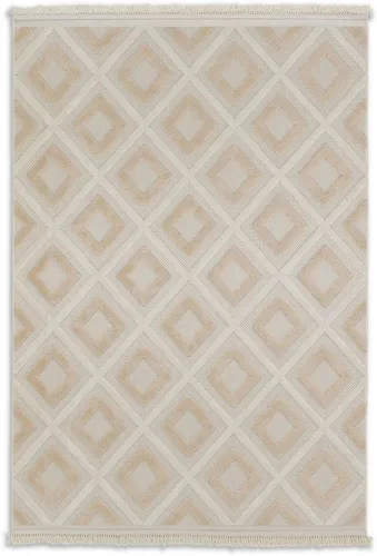 SCHÖNER WOHNEN-Kollektion Teppich Summer 6352 - Rechteckiger Teppich für In- und Outdoor, 200 x 290 cm, mit robuster Hoch-Tief-Struktur und schmutzabweisendem Material, ideal für Eingangsbereiche.