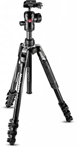 MANFROTTO Trépied MKBFRLA4BK-BH Befree Advanced - Professionelles Reisestativ für Fotografen, leicht und kompakt für optimale Mobilität und Stabilität.