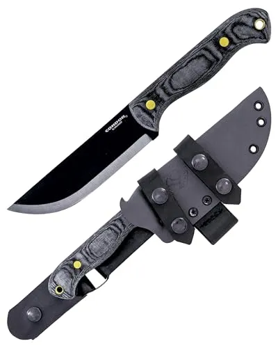 Condor SBK Knife - Hochwertiges Angelmesser - Angelmesser mit 5,28 Zoll Klinge aus robustem Kohlenstoffstahl und unzerstörbarem Micarta-Griff für beste Handhabung und Langlebigkeit.