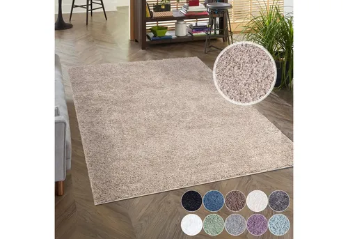 Carpet City Hochflor-Teppich City Shaggy, rechteckig, Höhe: 30 mm, Auch als Läufer, Langflor, Uni, Shaggy, flauschig-weich