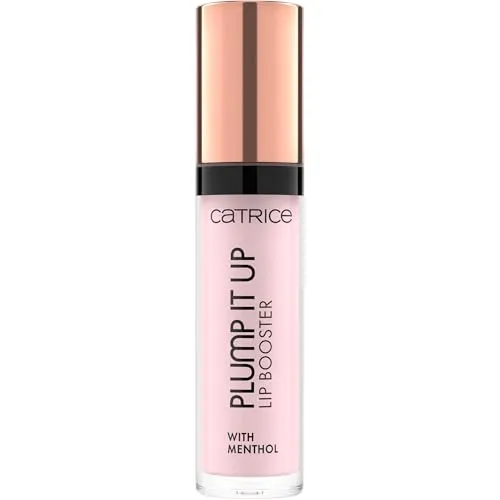 Catrice Plump It Up Lip Booster 020 No Fake Love - Lipgloss in sanftem Nude-Ton mit kühlendem, aufpolsterndem Effekt. Vegan und pflegend durch Vitamin E und Jojoba-Öl, ideal für voluminöse Lippen.