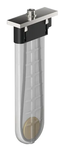 hansgrohe sBox Wannenrandset 28010000 - Armaturen mit Schlauchbox und Brauseschlauch für sichere Schlauchführung, ideale Lösung für Wannen- und Fliesenrand mit maximaler Ausziehlänge von 145 cm.