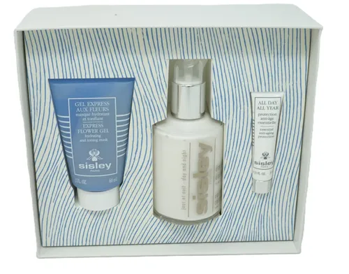 Sisley The Essentials Set - Komplettes Hautpflege-Set - Gesichtscremes mit 3 hochwertigen Produkten für intensive Feuchtigkeit und Schutz. Ideal für alle Hauttypen, spenden sie Pflege und stärken die Haut.