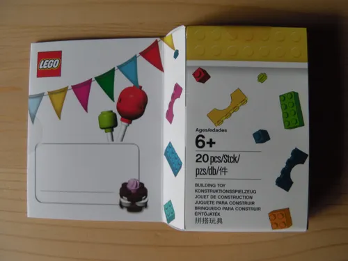 LEGO® 5004931 Geburtstagkarte mit Figur und Torte Neu & Ovp