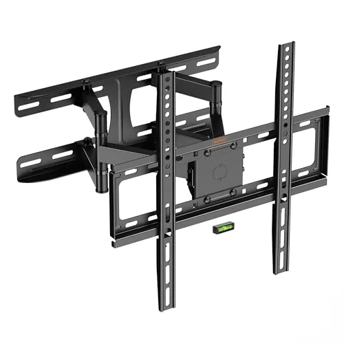 VonHaus TV Wandhalterung Schwenkbare Neigbare TV Halterung Vollbewegung für 23-70 Zoll Flach & Curved LCD LED OLED Fernseher oder Monitor bis zu 45kg, Max VESA 400x400mm