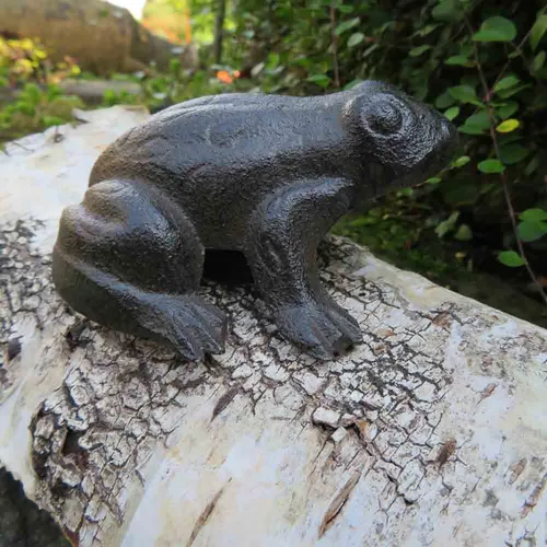 Frosch Frösche Kröte Gartenteich Gusseisen Gartentiere Dekoration 210115-B