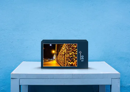 hansepuzzle 33547 - Deutzer Brücke Puzzle, 130 Teile, Reisen, 28,7 x 20,0cm mit hochwertiger Aufbewahrung, Kartonbox & Beutel