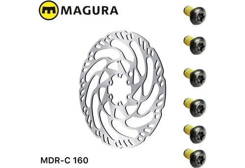 Magura Scheibenbremse Magura Fahrrad MTB E-Bike Bremsscheibe MDR-C 6-Loch 160mm