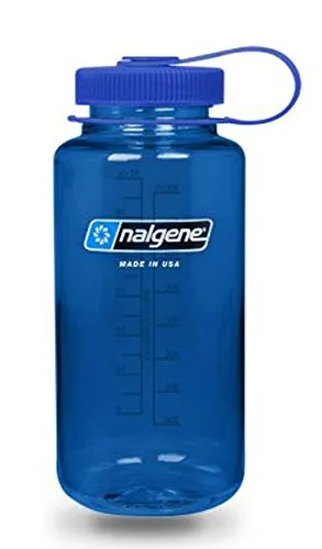 Nalgene Flasche 'Everyday Weithals' - 1 L, blau, Deckel blau