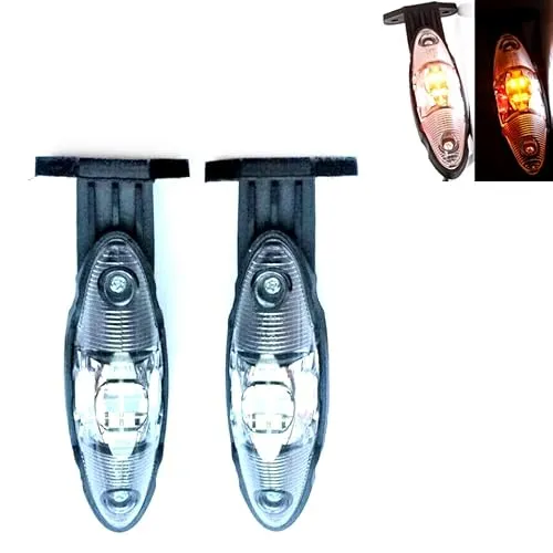 Fristom MelTruck® 2x LED Begrenzungsleuchte Umrissleuchte Rot Weiß Gelb Seitenleuchte E9 Anhänger