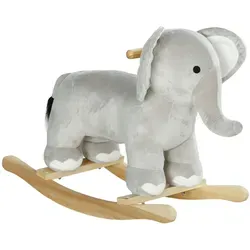 AIYAPLAY Schaukeltier Schaukelelefant mit Soundfunktion - Schaukeltiere für Kinder von 2-4 Jahren, sicher und stabil mit Geräuschen für mehr Spielspaß und motorische Förderung.