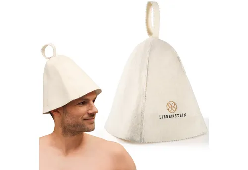 Liebenstein Filzhut Saunahut für Damen & Herren – Handgefertigt aus 100% Wolle