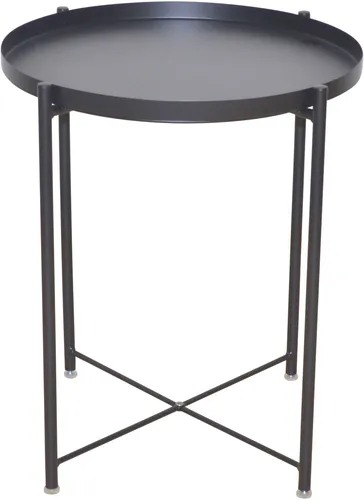HOFMANN LIVING AND MORE Beistelltisch mit abnehmbarer Tischplatte - Ablagetisch mit modernem Design, abnehmbare Tischplatte für flexible Nutzung und langlebiges Metallgestell, ideal für stilvolle Wohnräume.