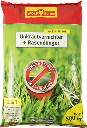 WOLF-Garten SQ 500 Unkrautvernichter plus Rasendünger 10kg von WOLF-Garten