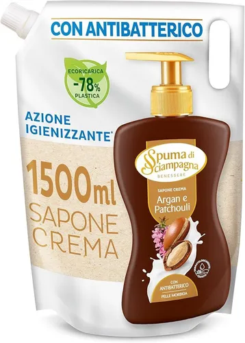 Spuma di Sciampagna Richpap Seife Flüssigkeit Argan-öl E Patchouli 1,5 L, 1, 3.
