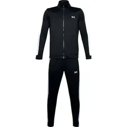 UNDER ARMOUR Knit Trainingsanzug Herren 001 - Schwarz/Weiß, geschmeidiges Material für hohen Tragekomfort und schnelle Trocknung