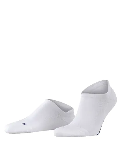FALKE Unisex Sneakersocken Cool Kick Sneaker U Sn weich atmungsaktiv schnelltrocknend kurz einfarbig 1 Paar, Weiß White 2000-O, 39-41