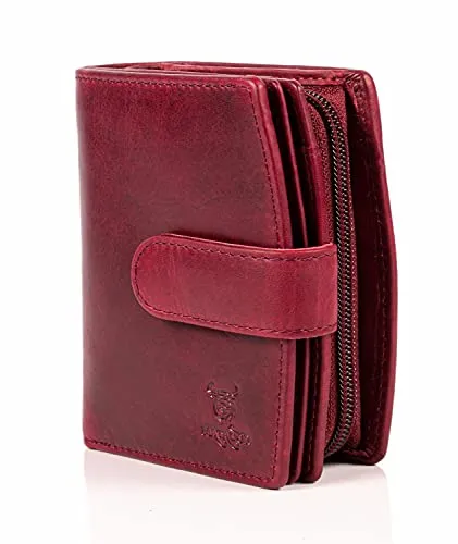 MATADOR Valencia Leder Geldbörse Damen Mittelgroß in pink von Matador