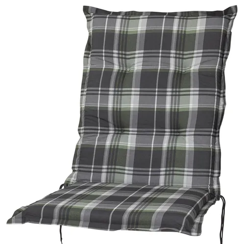 Sun Garden Sesselauflage Niederlehner Usedom 10566-220 grün-grau kariert 98x48x8 cm Sun Garden