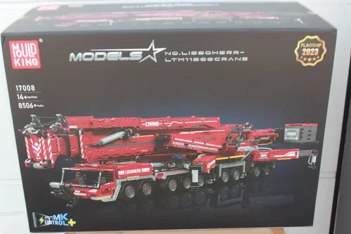 Mould King 17008 Lieboherr LTM11200 Kranwagen rot