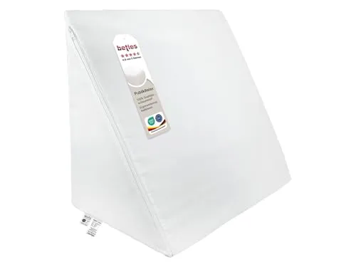beties PublikRelax Keilkissen 62x49x30 cm – Formstabiles Schaumstoffkissen für Rückenstütze