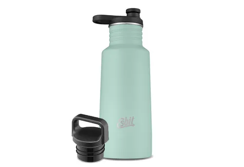 Esbit PICTOR Sport Trinkflasche, Edelstahl Wasserflasche für Sport und Outdoor - Trinkflasche aus hochwertigem 18/8 Edelstahl mit praktischem Sportverschluss für schnellen Zugriff. Ideal für Sport und Wanderungen, auslaufsicher und robust.