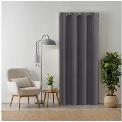 tinycurtains Türvorhang grau 210 x 150 cm in grau von tinycurtains