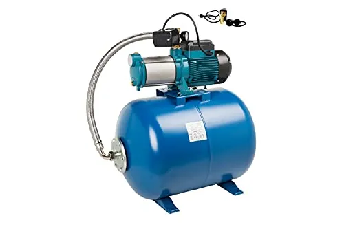 L Hauswasserwerk Gartenpumpe 1300 INOX Hauswasserautomat Trockenlaufschutz 100