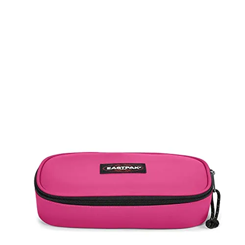 Eastpak Federmäppchen OVAL SINGLE - Pink Escape, stylisches Design in Rosa für Schule und Büro