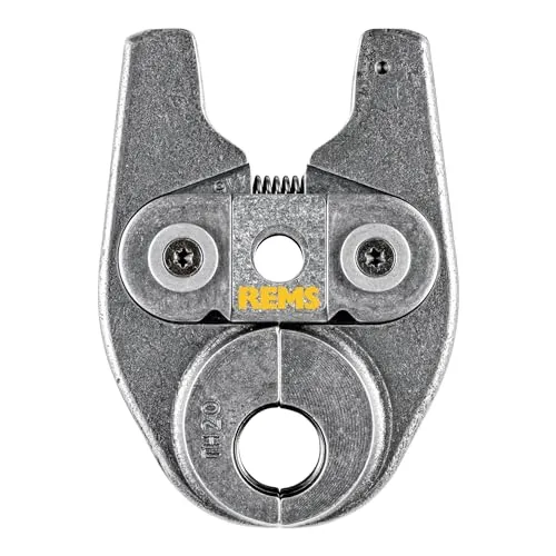REMS Pressbacke Mini TH 20 für elektrische Radial-Pressmaschinen - Zubehör für Elektrowerkzeug, hochbelastbare Presszange aus geschmiedetem Spezialstahl für langlebige und sichere Pressverbindungen bis 100 kN.