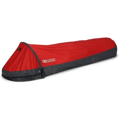 Outdoor Research Helium Bivy Zelt, Cranberry, One Size - Schlafsäcke: Ultraleichtes und wasserdichtes Biwakzelt für Abenteuerlustige, ideal für schnelle und agile Einsätze.
