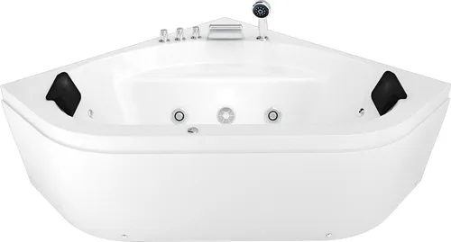 Whirlpool Pool Badewanne W20 140x140cm mit Farblichtherapie - Sanitäranlagen & Zubehör - Genießen Sie Entspannung pur mit der leistungsstarken Wassermassage und einem einzigartigen Wasserfall. Ideal für zwei Personen, aus robustem Polyacryl gefertigt.