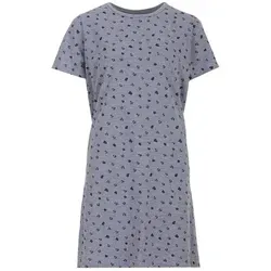 zeitlos Nachthemd Nachthemd Kurzarm - Leo Shirt grau M