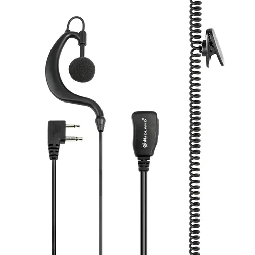 C858 Albrecht A21M Clip-Mikrofon/Ohrhörer